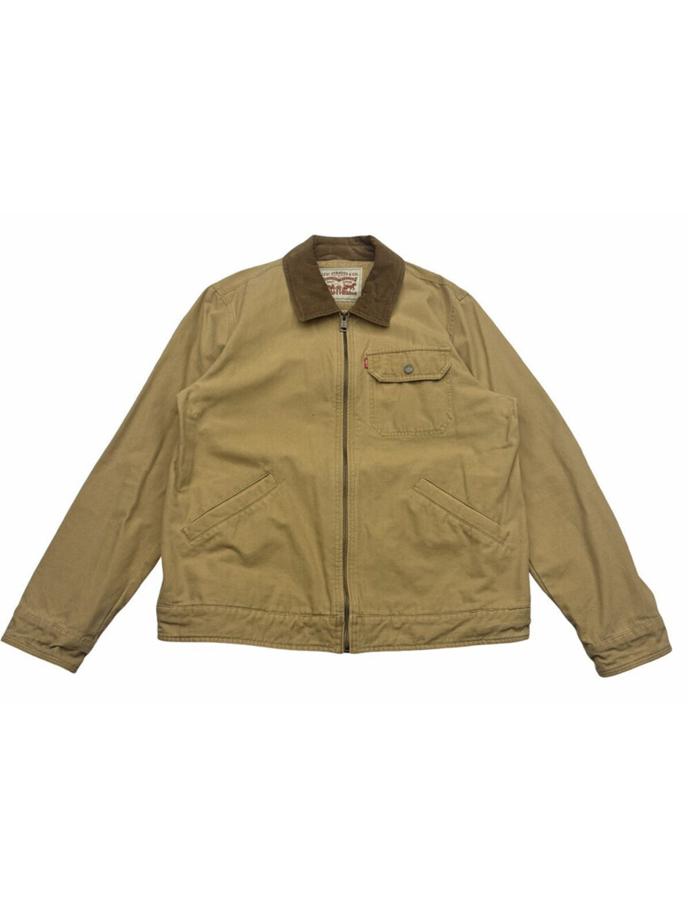 Levi's Men's Cotton Canvas Depot Jacket Tan Size M
